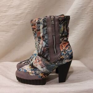 adidas Women's Artistic Heeled Boots - Multicolor